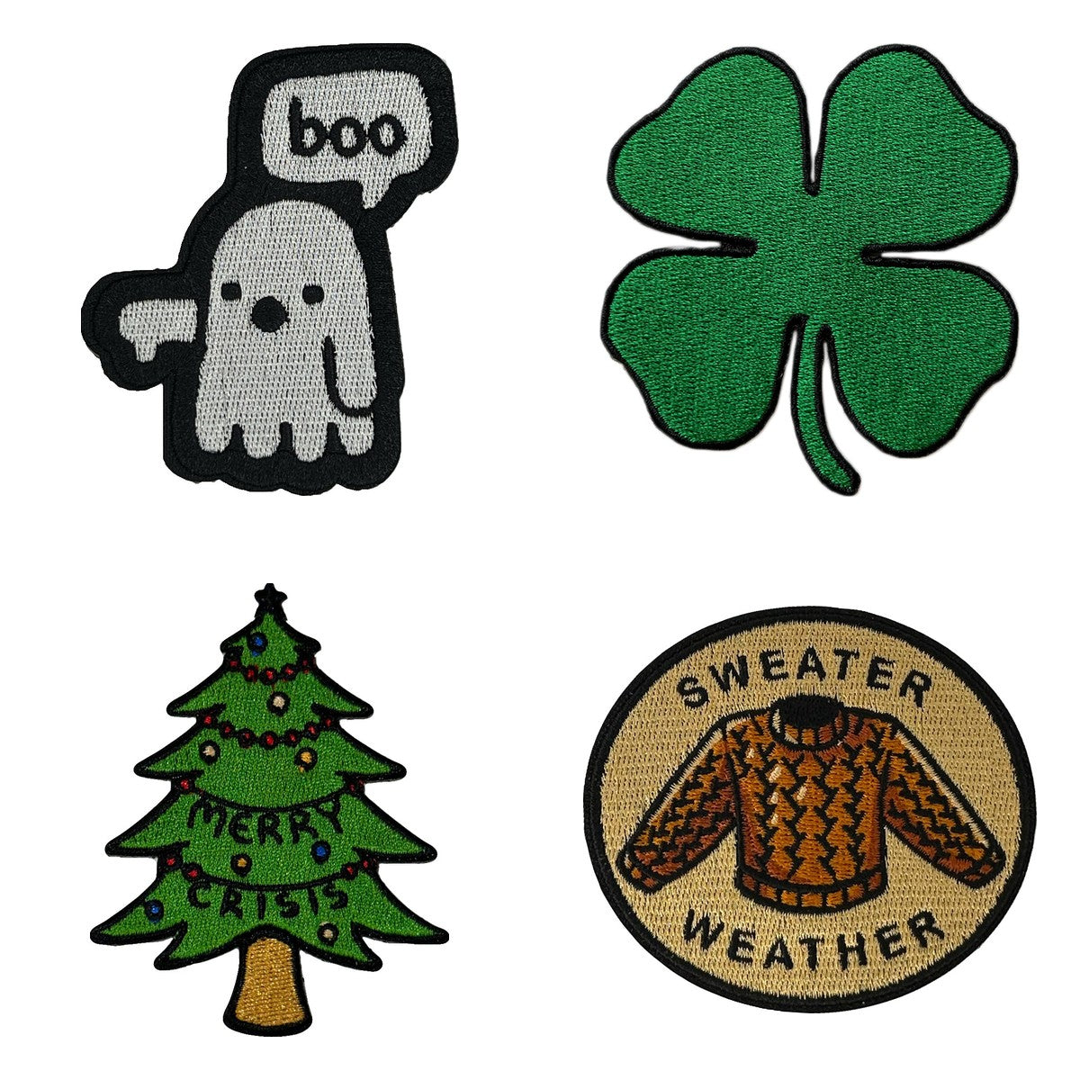 Holiday and seasonal morale patches