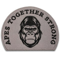 Apes Together Strong morale patch, embroidered, hook and loop backing