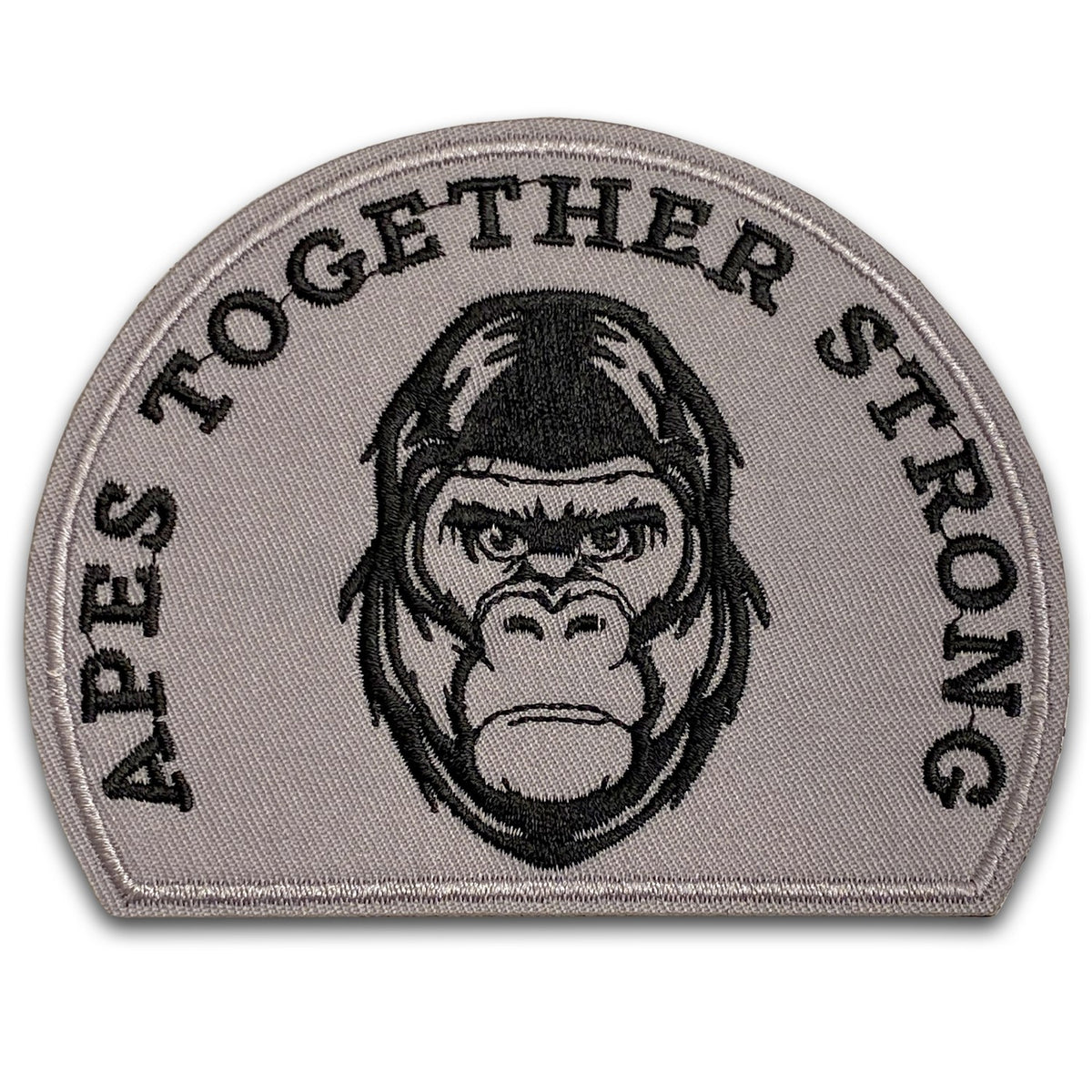 Apes Together Strong morale patch, embroidered, hook and loop backing