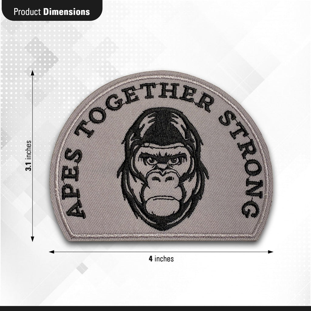 Apes Together Strong morale patch dimensions
