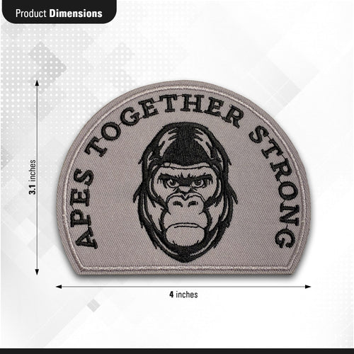Apes Together Strong morale patch dimensions