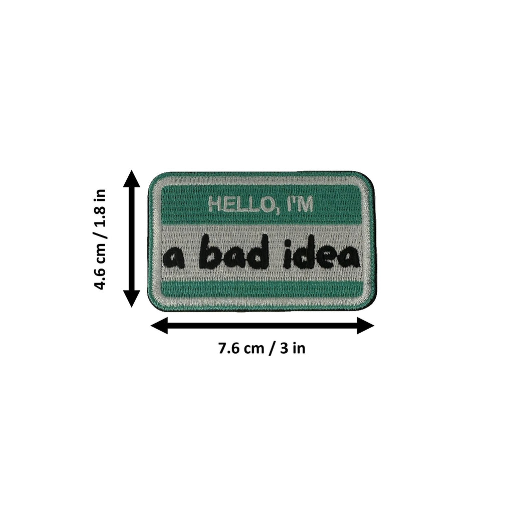 Hello I'm A Bad Idea morale patch measurements