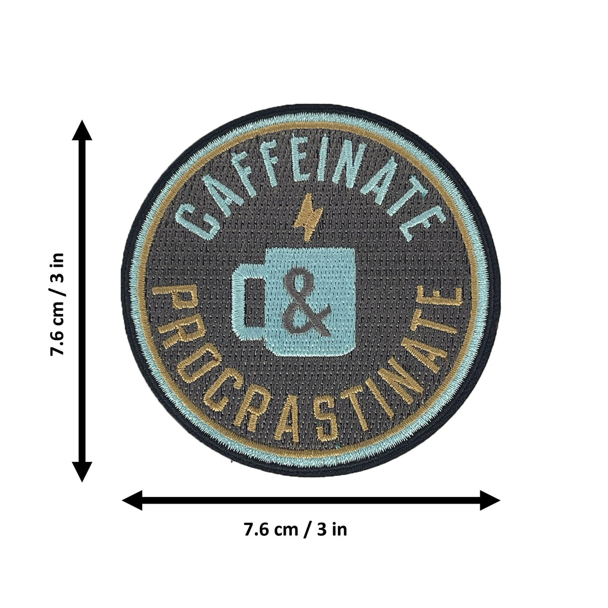 Caffeinate and Procrastinate morale patch measurements