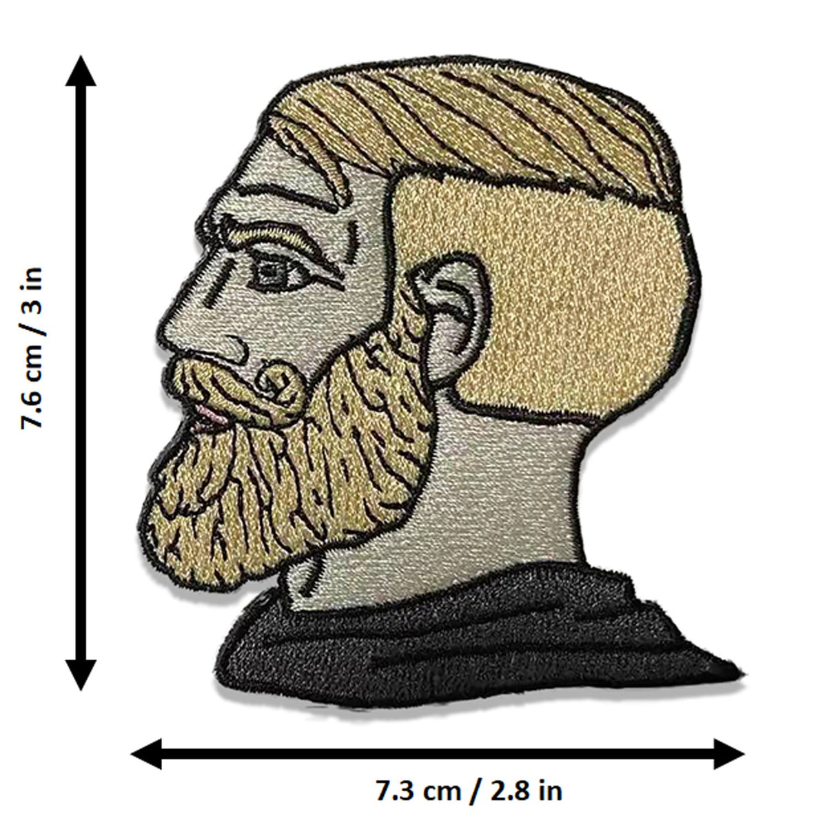 Chad Yes morale patch measurements