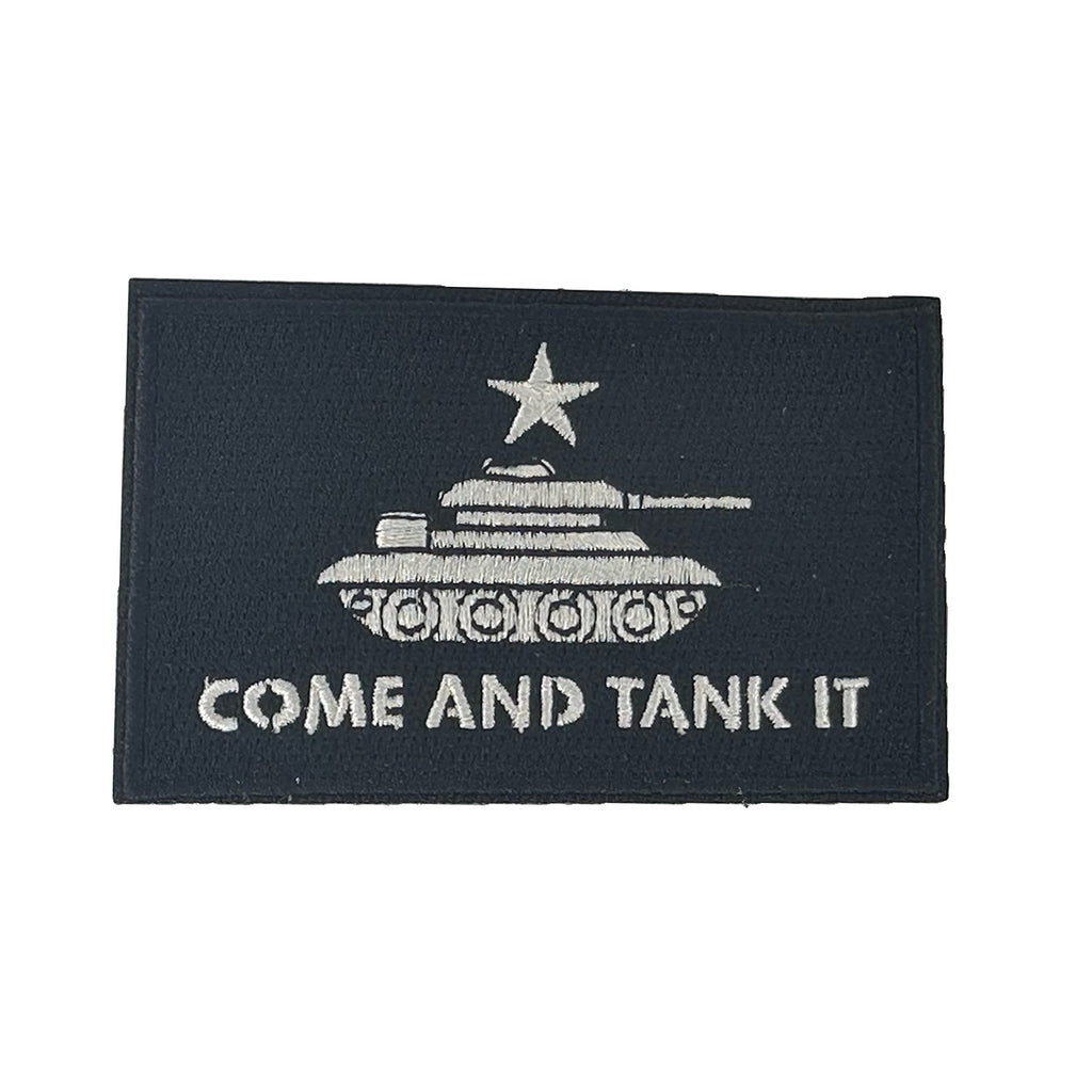 Come And Tank It morale patch, embroidered, hook and loop backing