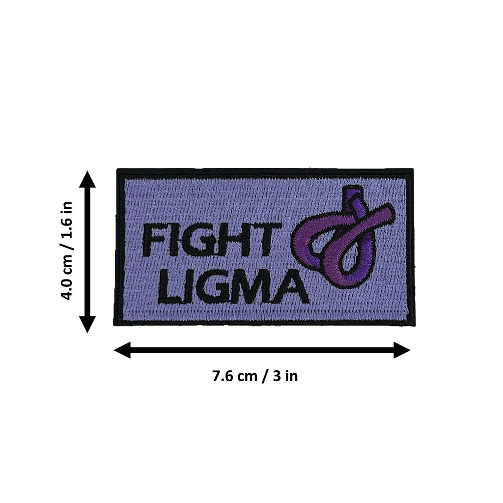 Fight Ligma morale patch dimensions