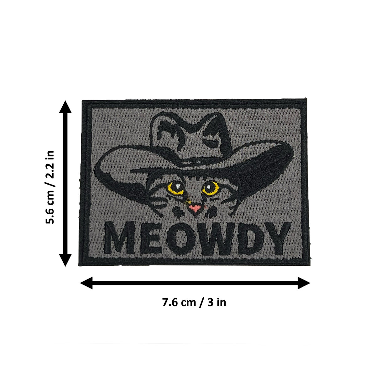 Meowdy morale patch measurements