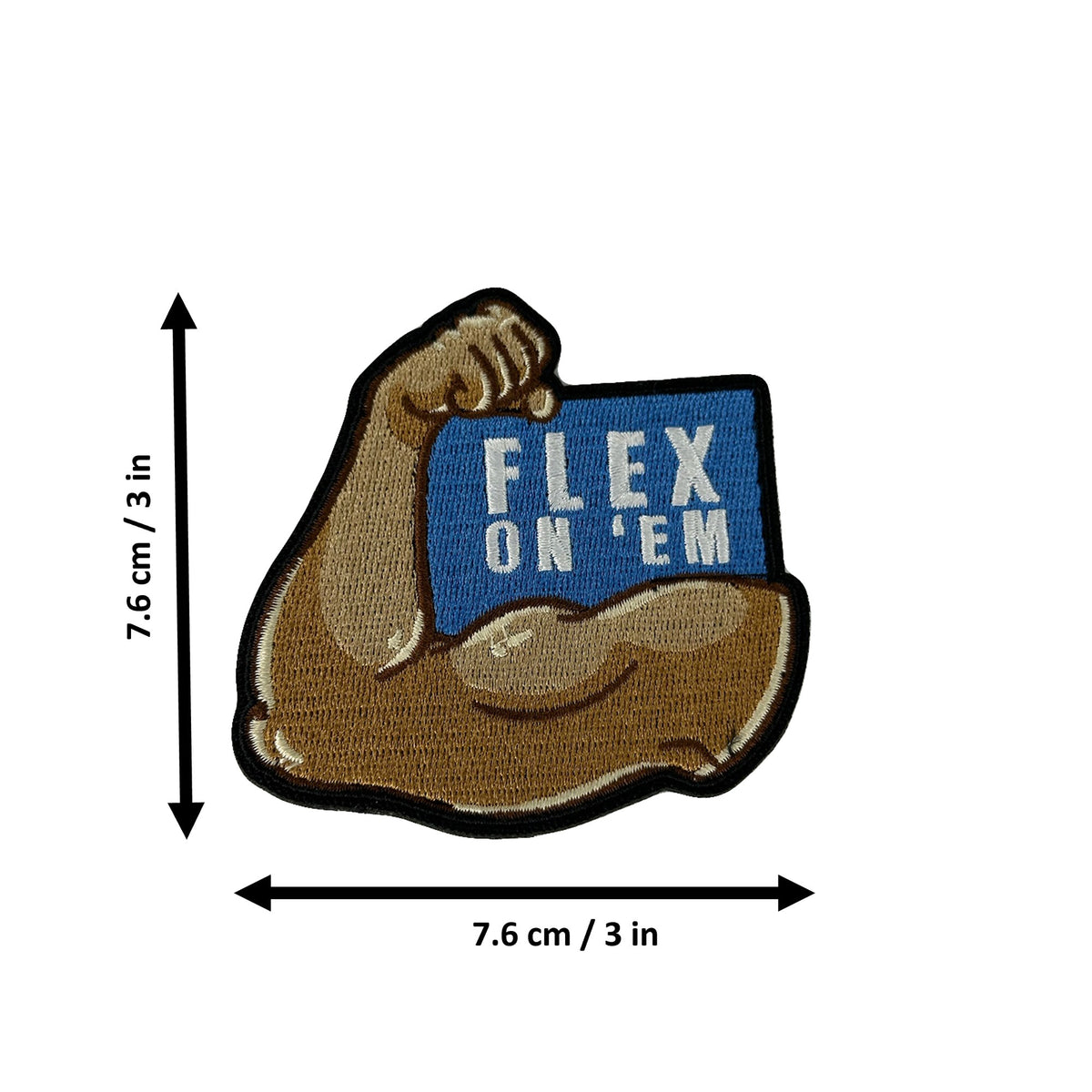 Flex On 'Em morale patch measurements