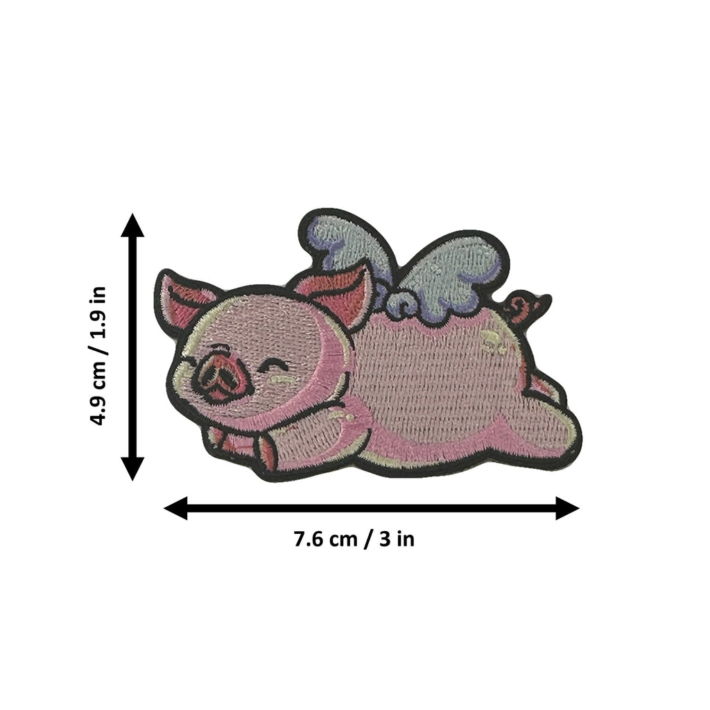 When Pigs Fly morale patch measurements