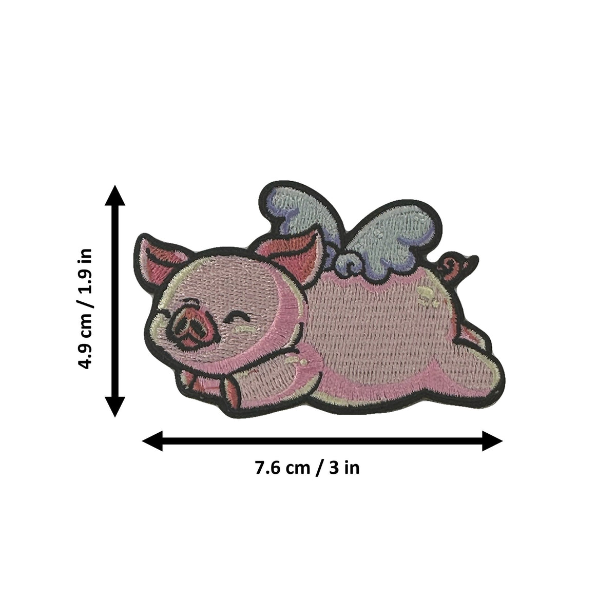When Pigs Fly morale patch measurements