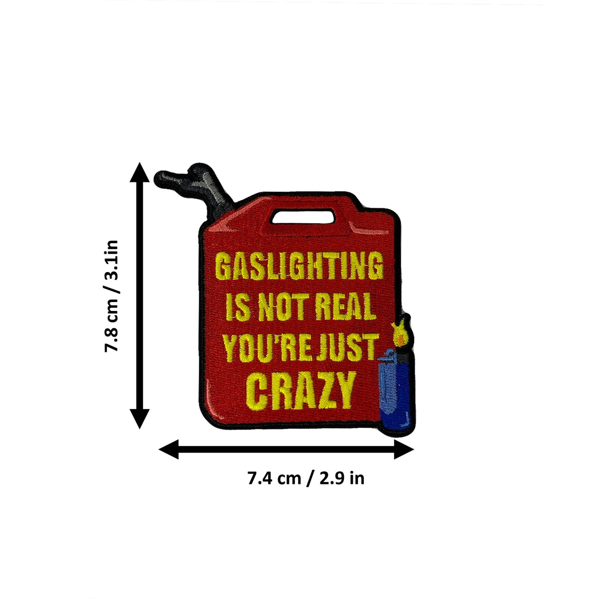 Gaslighting Is Not Real morale patch measurements