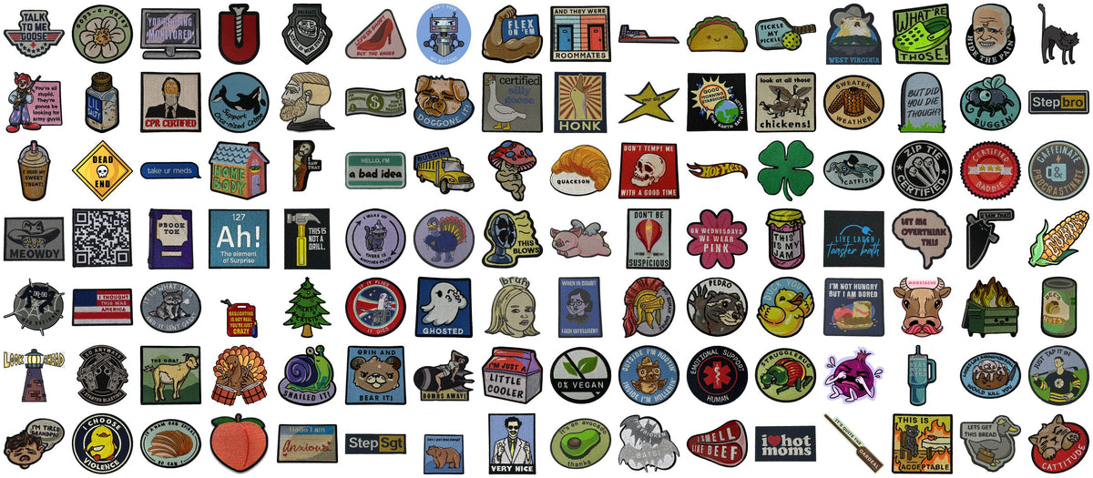 Wall of FILSEF morale patches