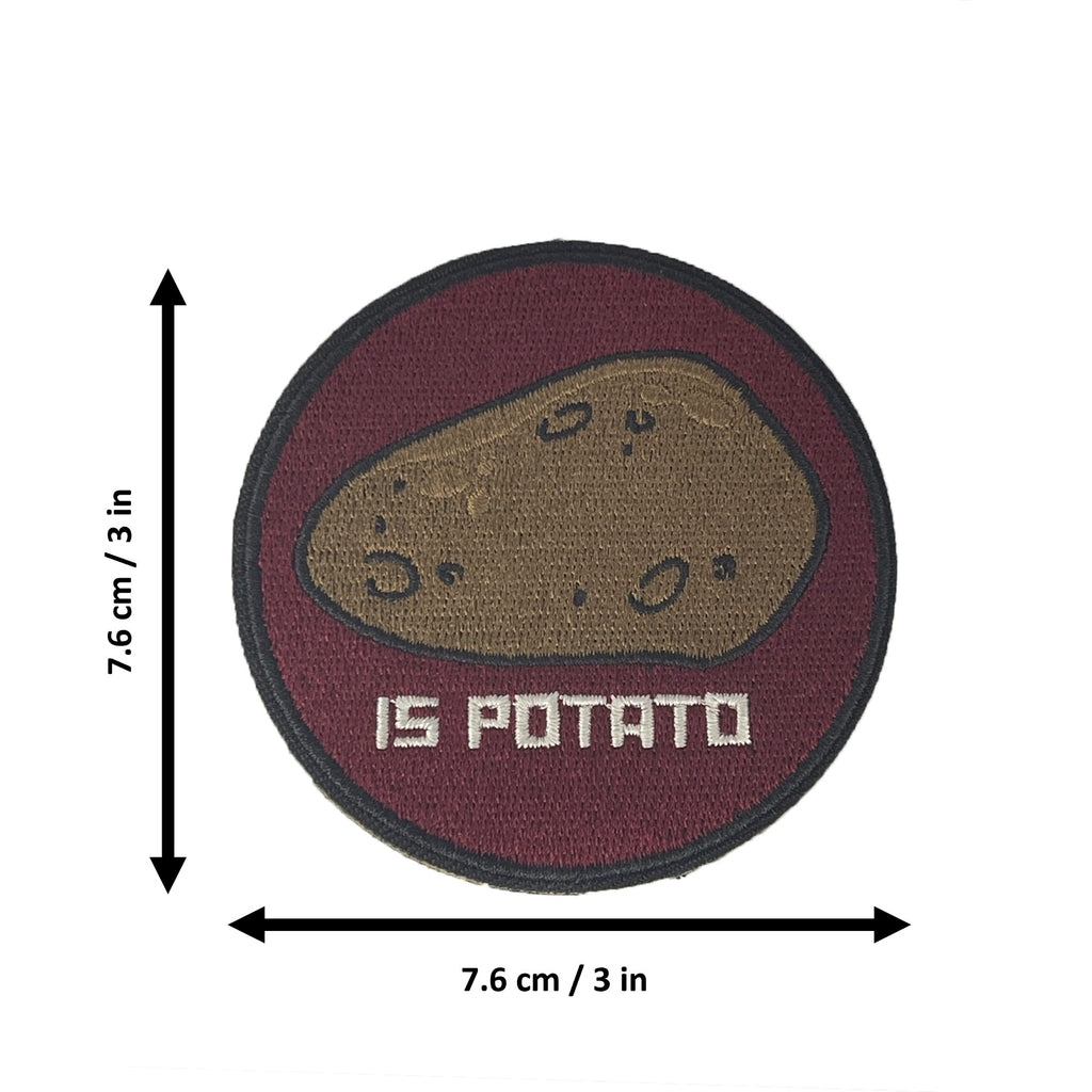 Is Potato morale patch dimensions