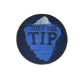 Just The Tip morale patch, embroidered, hook and loop backing