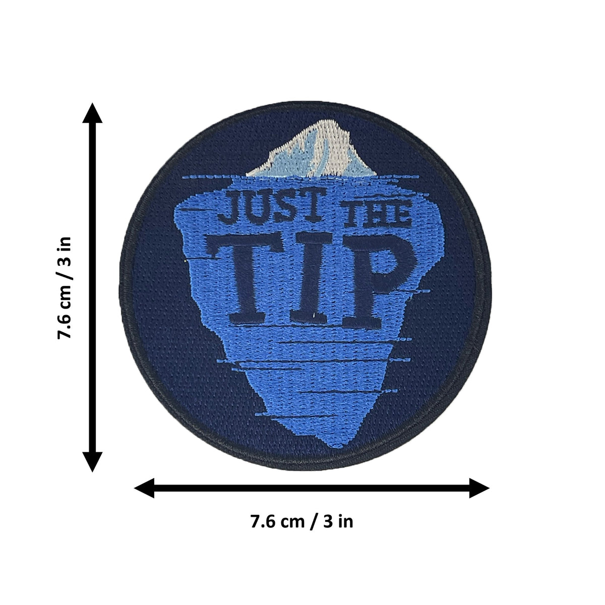 Just The Tip morale patch dimensions