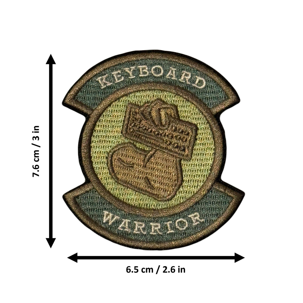 Keyboard Warrior morale patch measurements