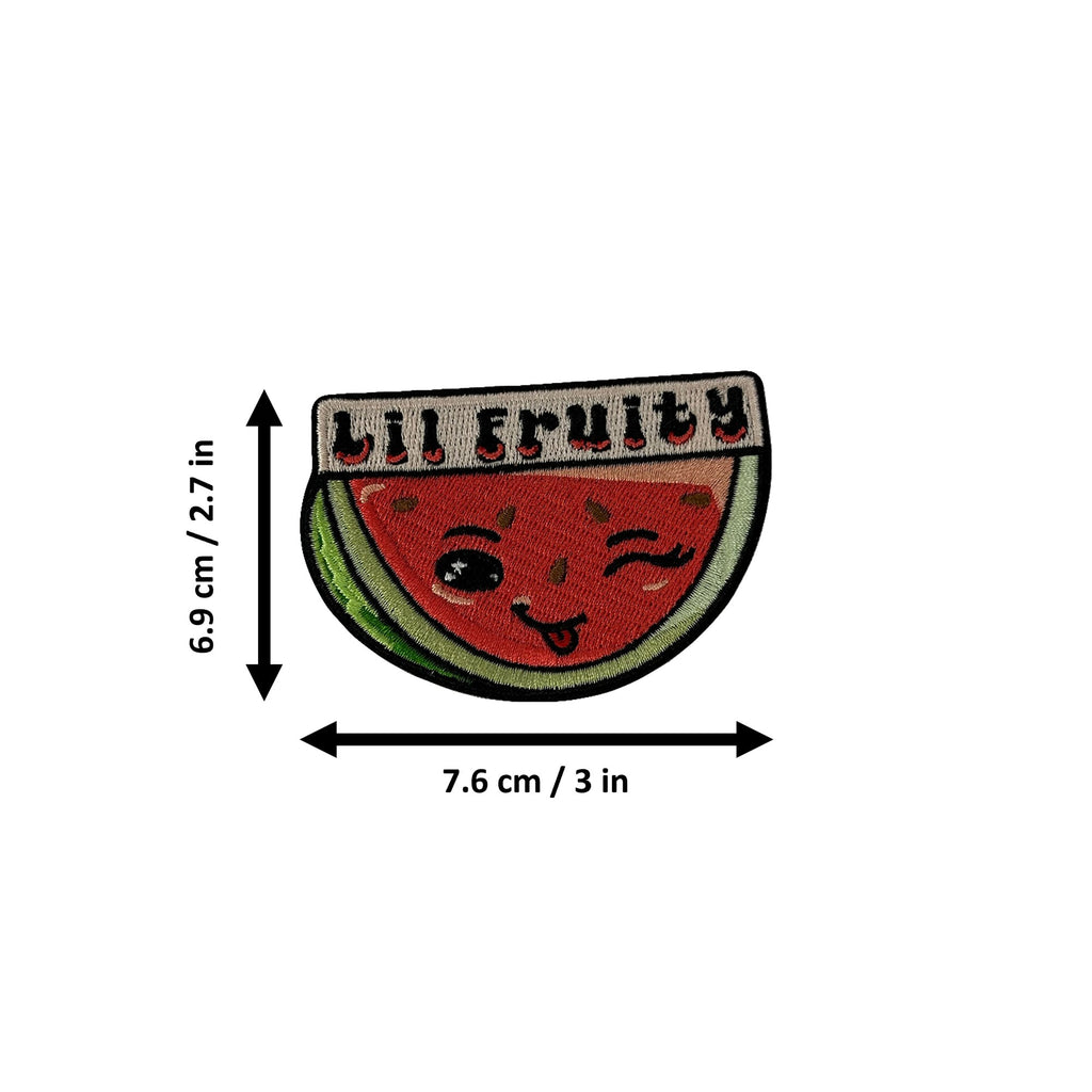 Lil Fruity morale patch measurements