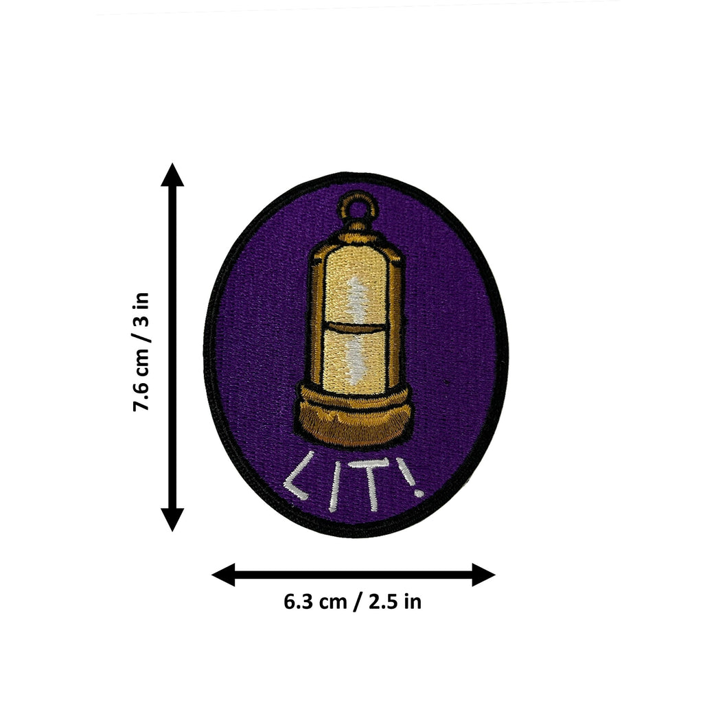 Lit morale patch measurements