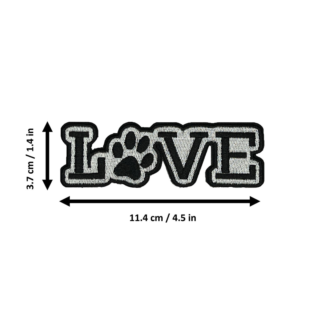 Love morale patch dimensions