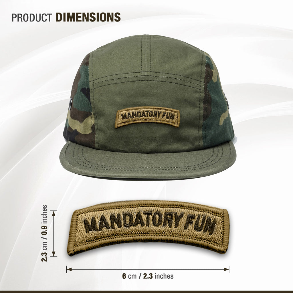 Mandatory Fun morale patch dimensions