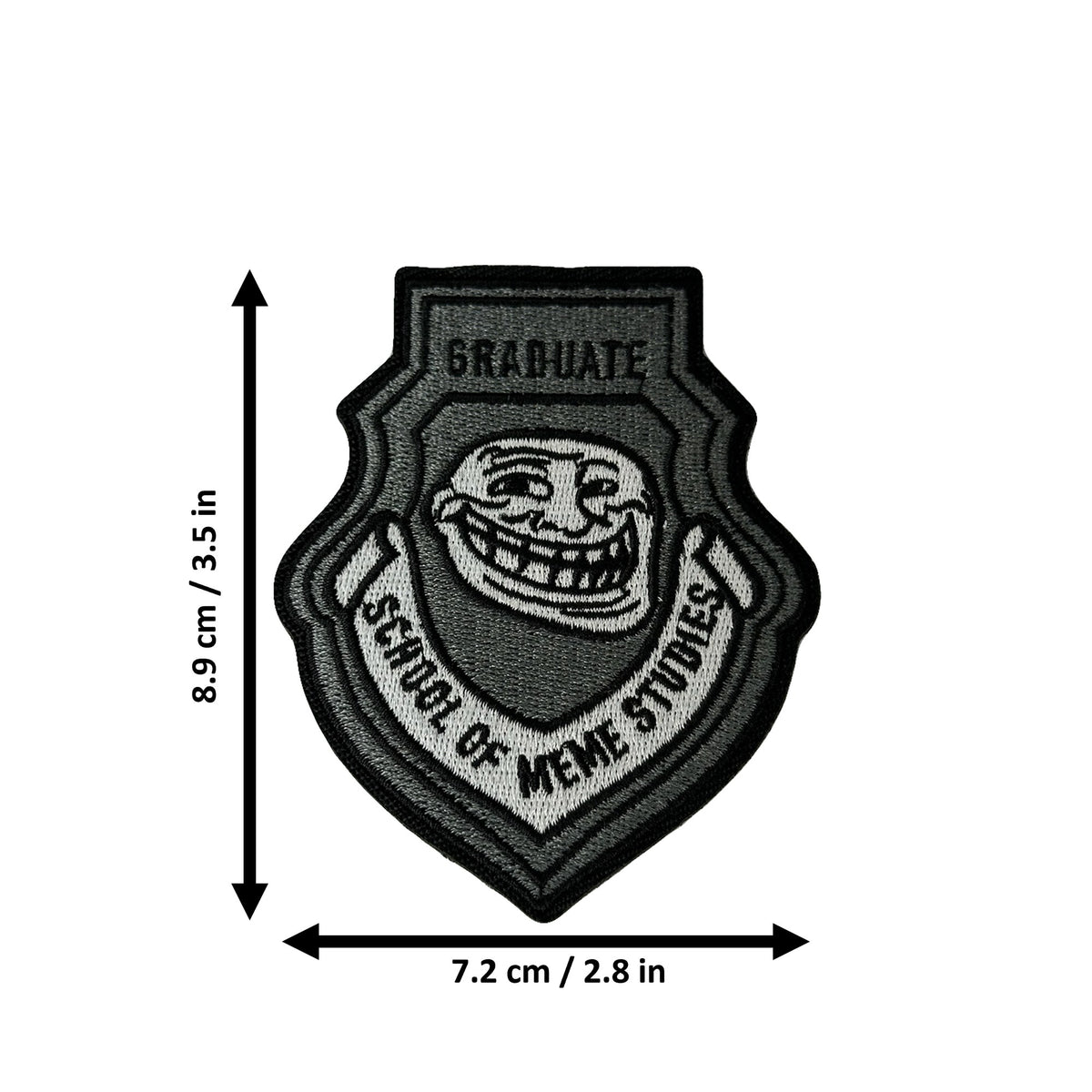 School Of Meme Studies morale patch measurements