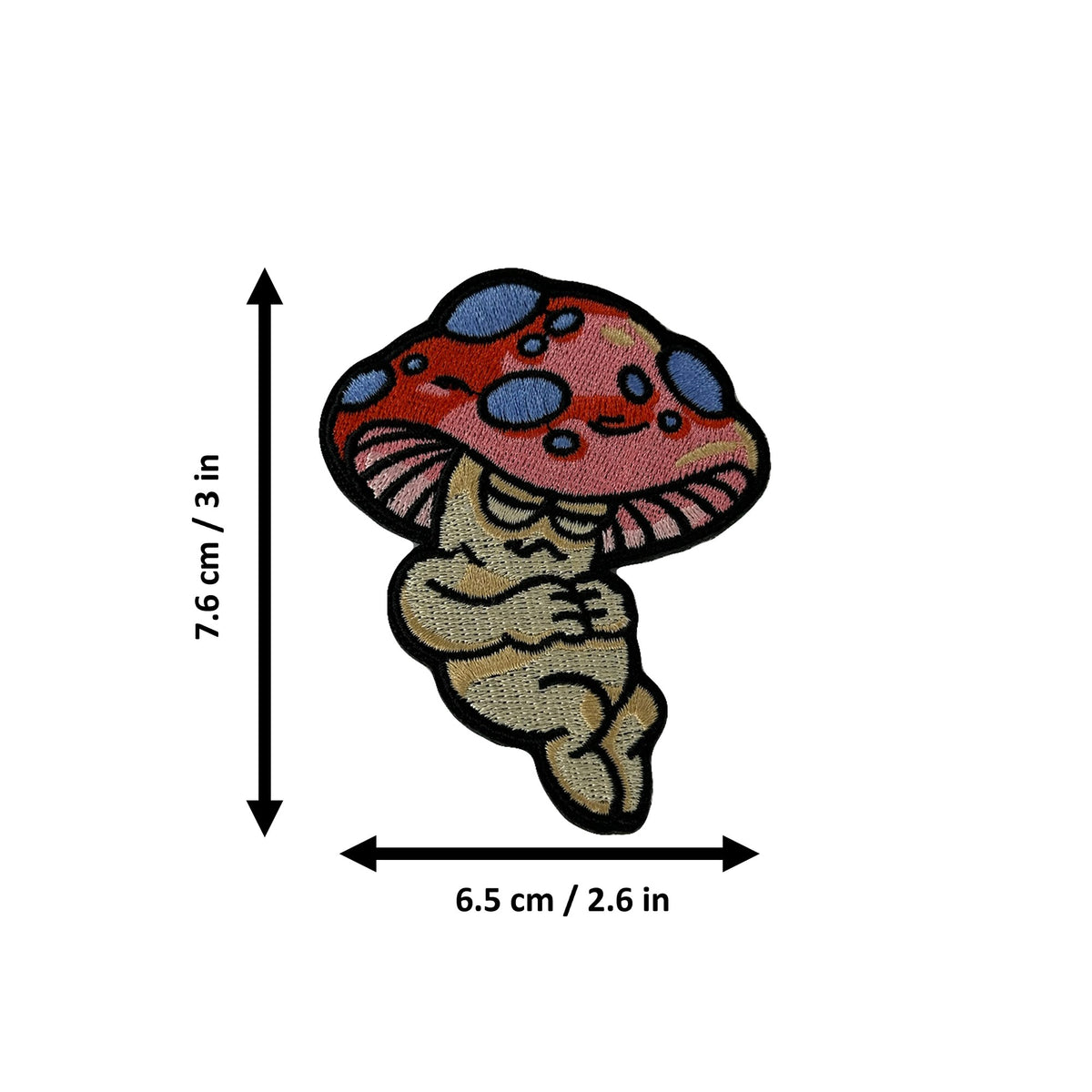 Mushroom morale patch measurements