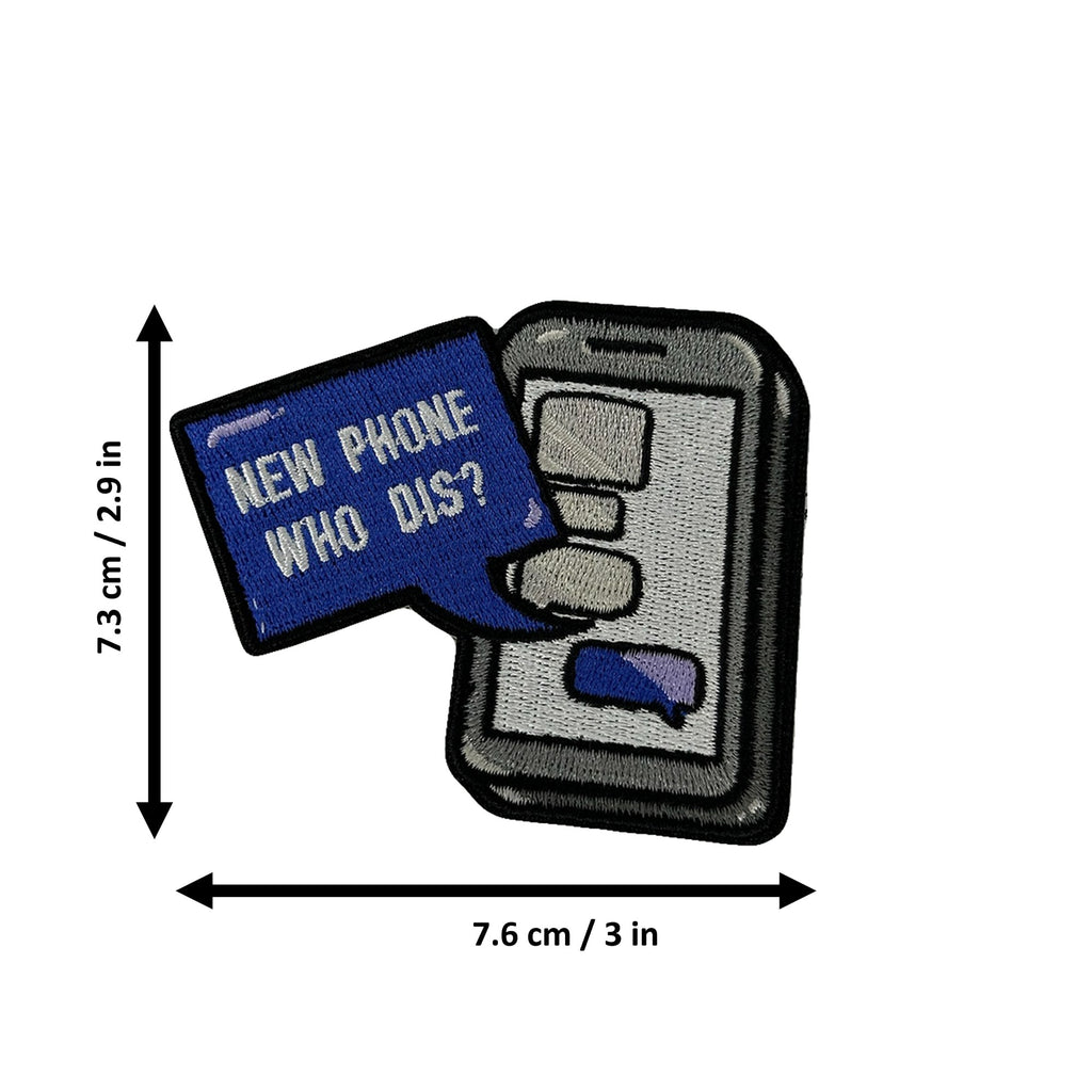 New Phone Who Dis morale patch measurements