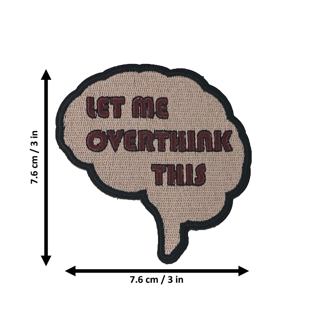 Let Me Overthink This morale patch measurements