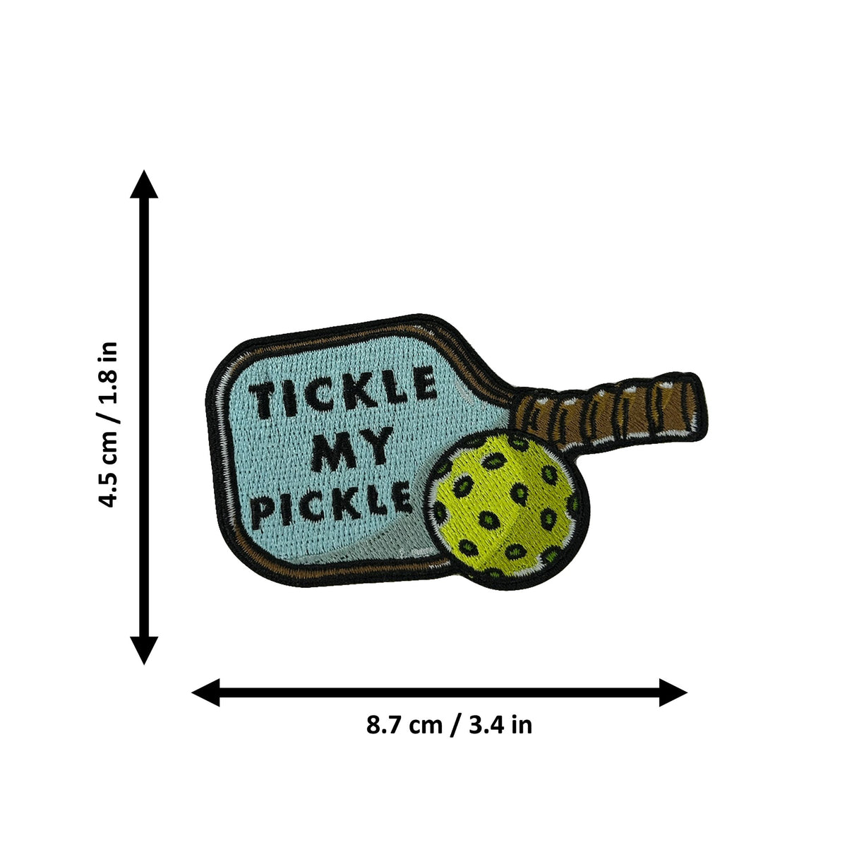 Tickle My Pickle morale patch measurements