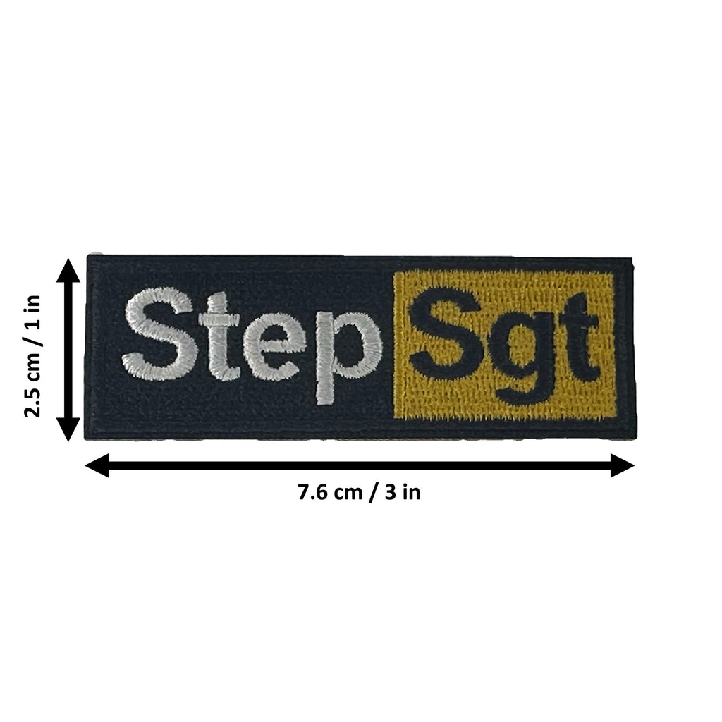 Step Sgt morale patch measurements