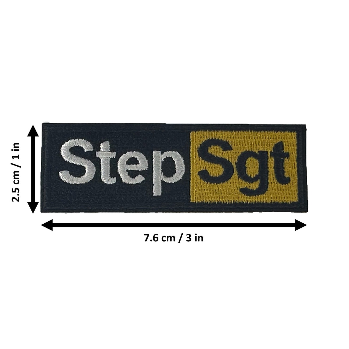 Step Sgt morale patch measurements