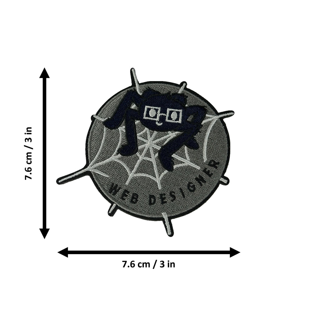Web Designer morale patch measurements