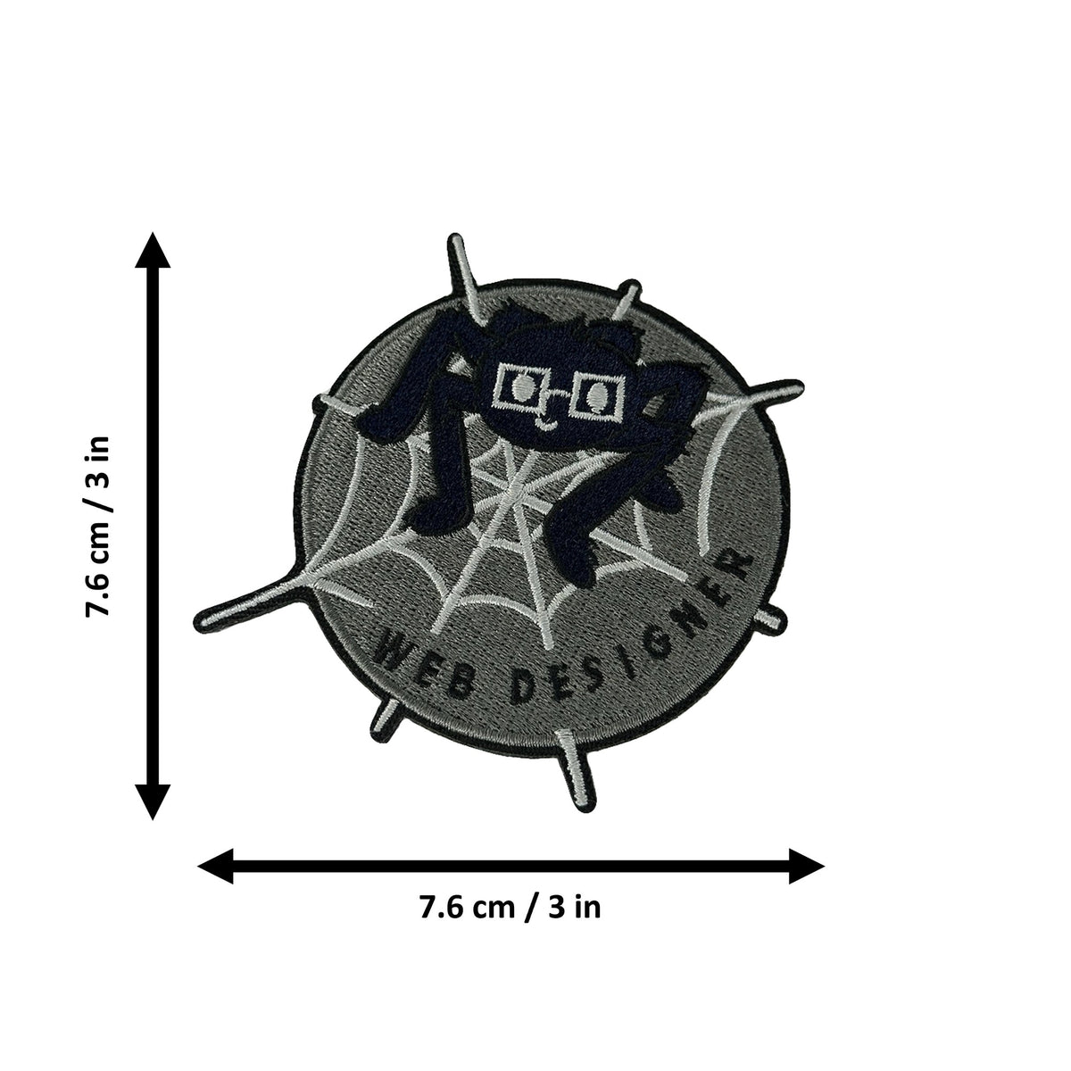Web Designer morale patch measurements